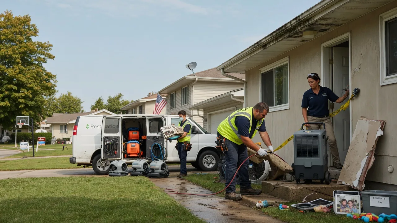 Water Damage Restoration in North Manchester, IN near me
